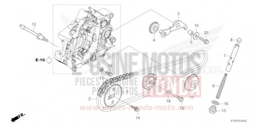 CHAINE A CAMES/TENDEUR CRF110FP de 2023